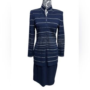 St. John Skirt Suit Sz 2